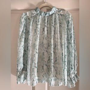 Snakeskin Print Blouse